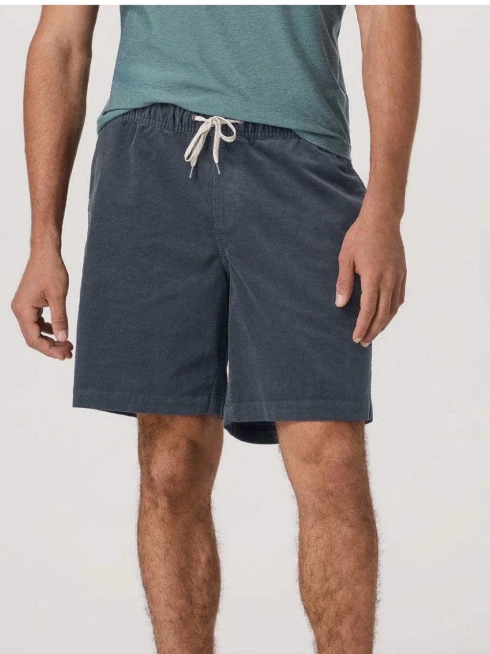Vuori Mens Optimist Elastic Waist Short 8" | Medium | Grey